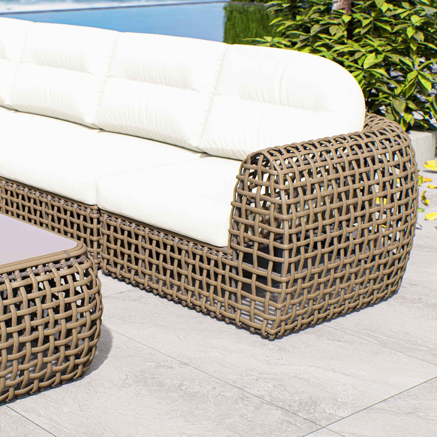 Dynasty Modular Corner with Sunbrella Cushion
