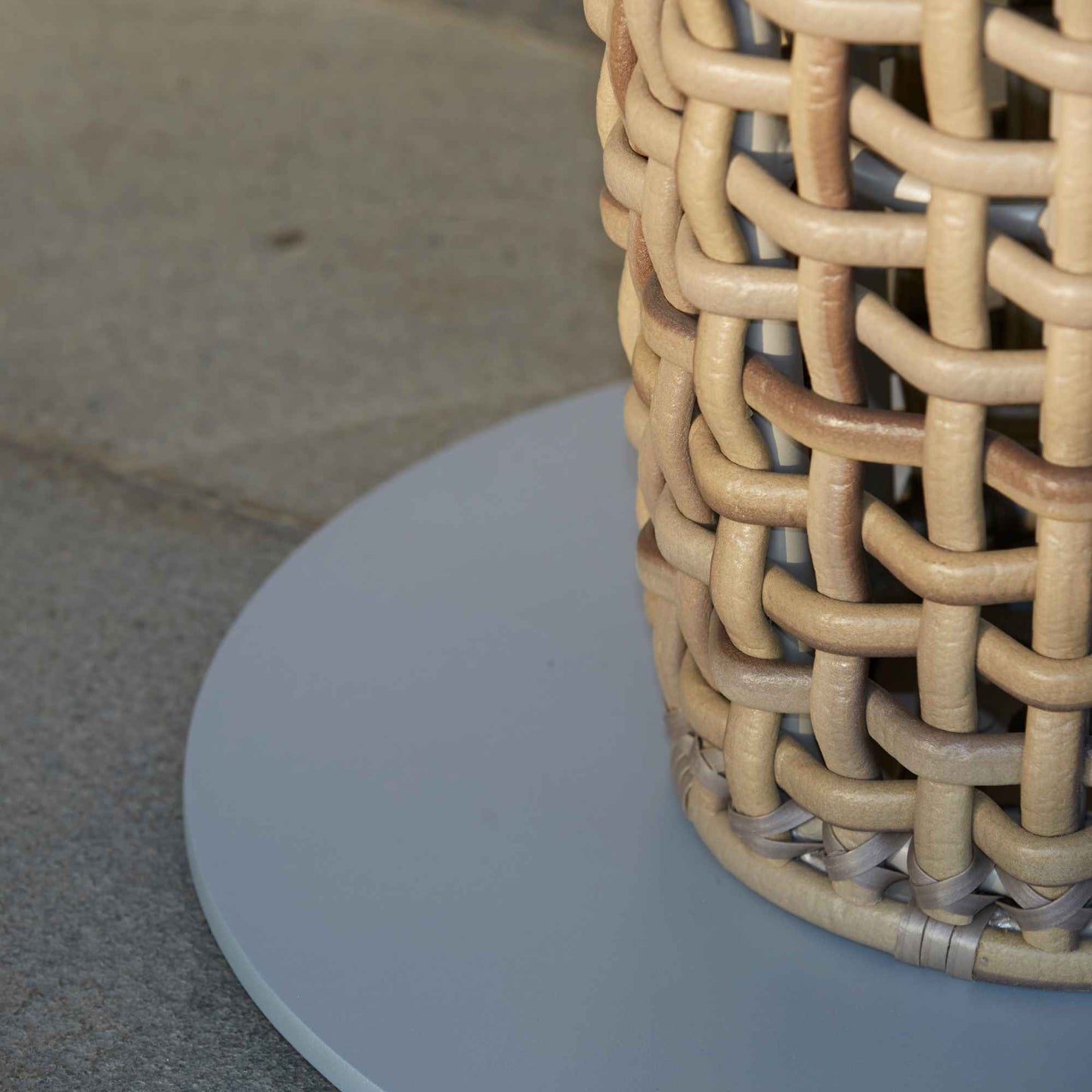 Dynasty Round Dining Table with Glass