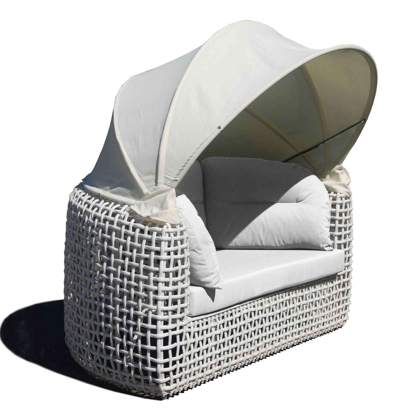 Dynasty Daybed with Canopy and Sunbrella Cushions