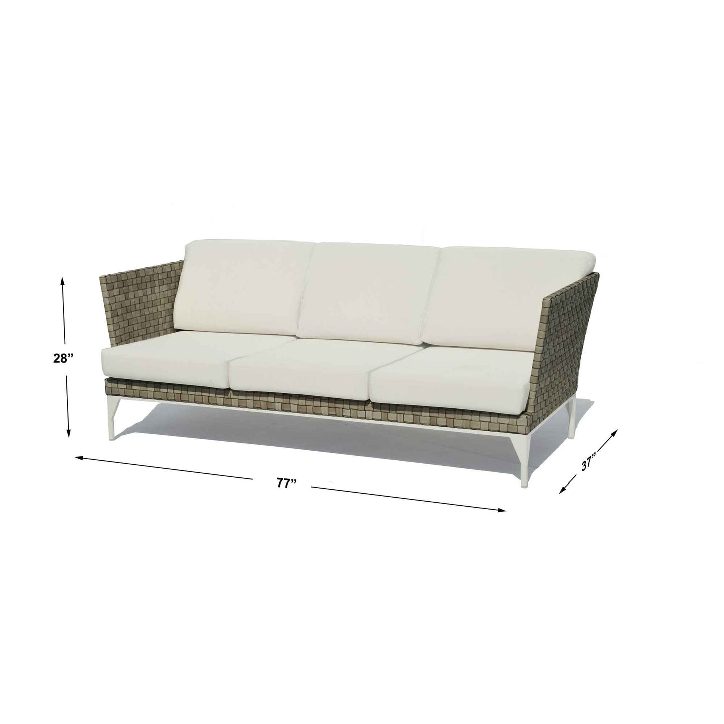 Brafta Sofa with Sunbrella Cushion