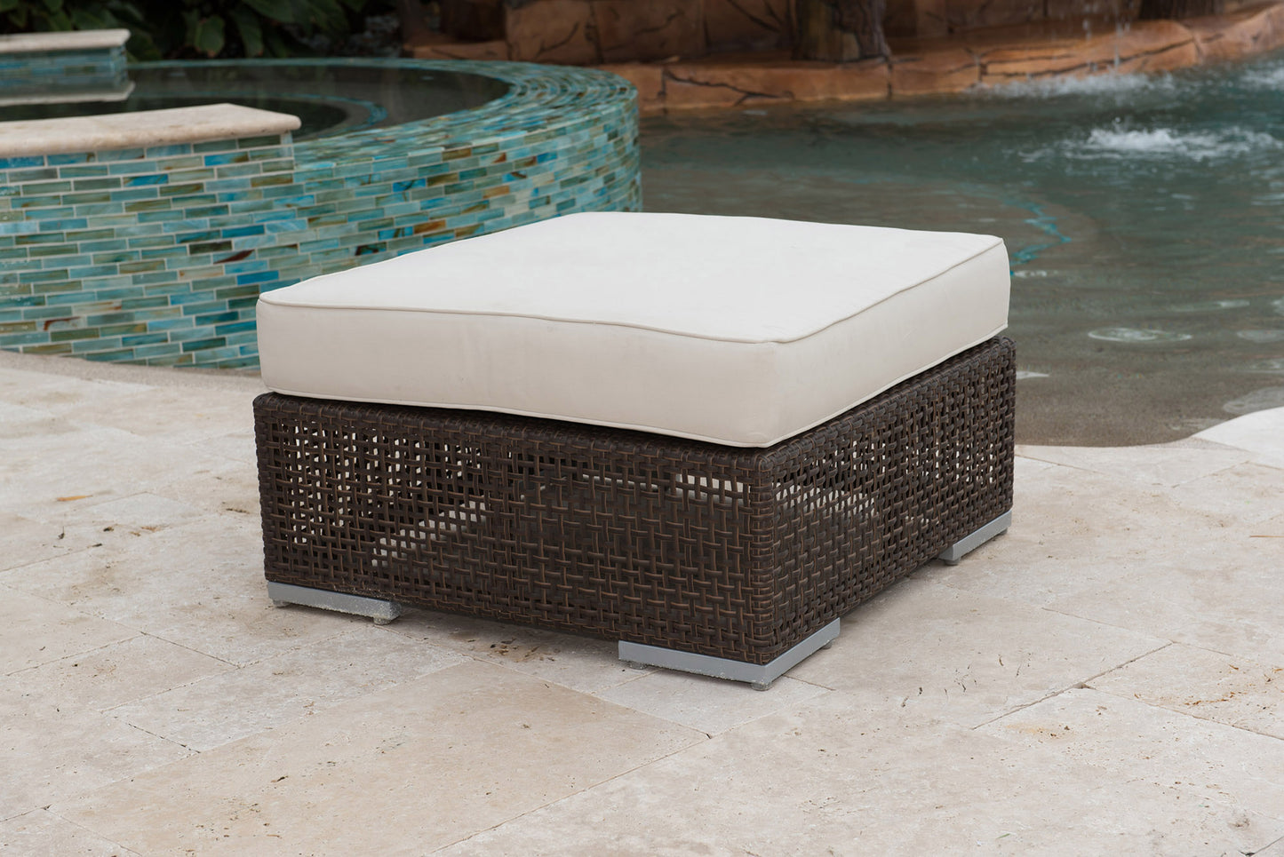 Atlantis Ottoman with Cushion