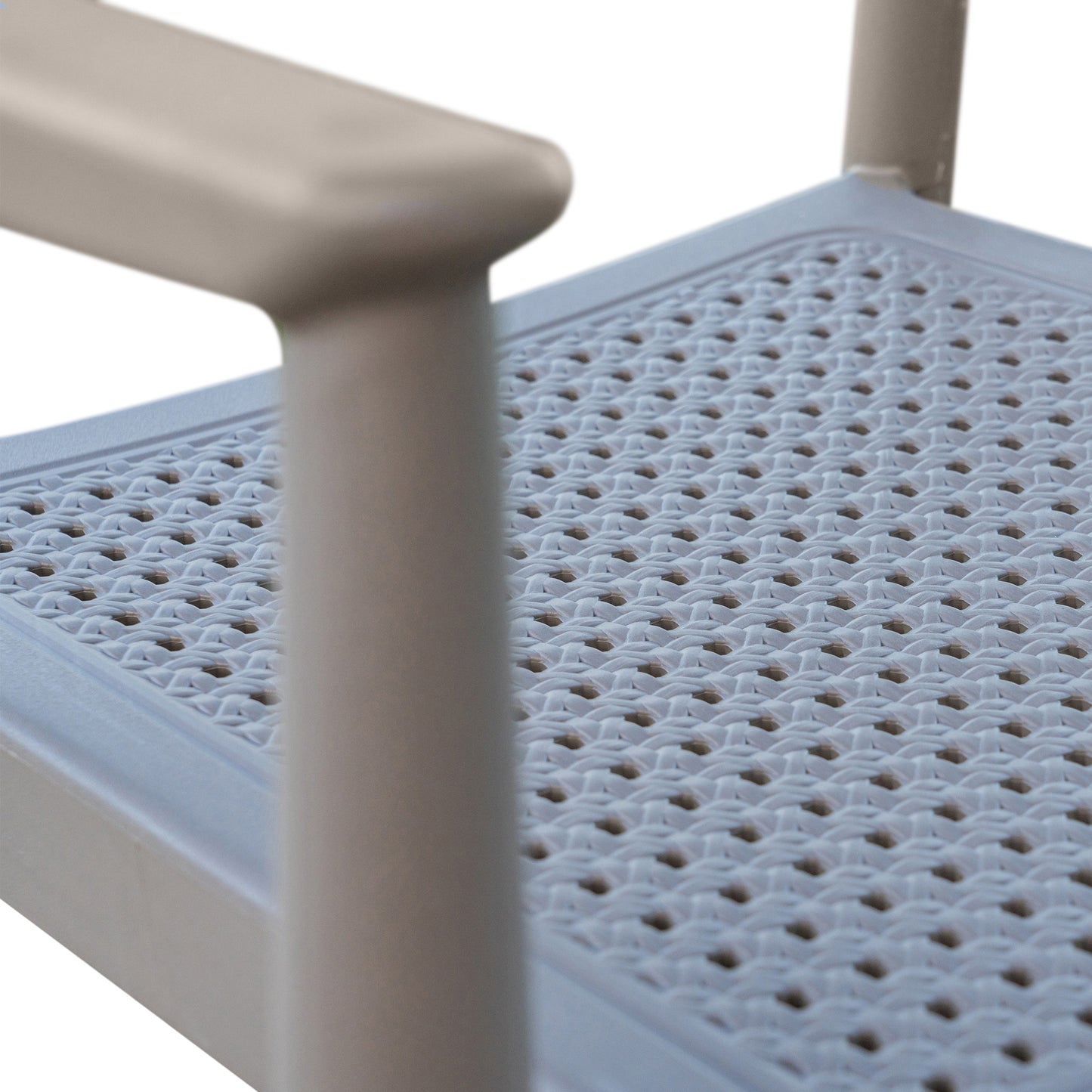 Kennedy Set of 2 Stackable Armchair-Cappuccino