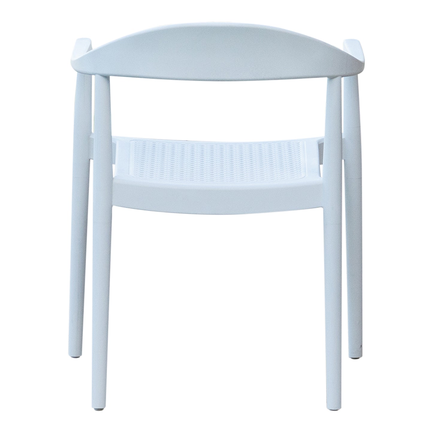 Kennedy Set of 2 Stackable Armchair-White