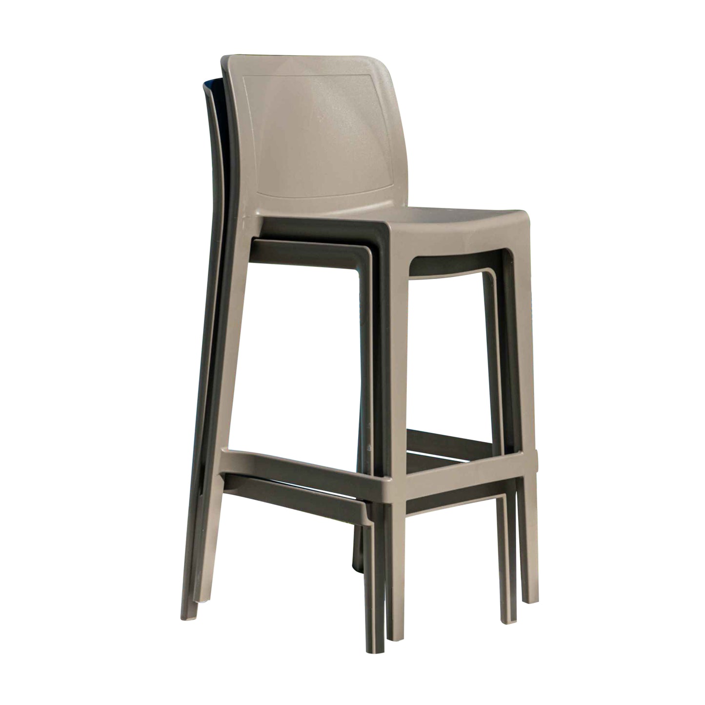 Luna Set of 2 Barstools - Cappuccino