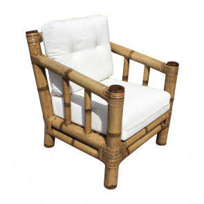 Kauai Lounge Chair w/beige cushion